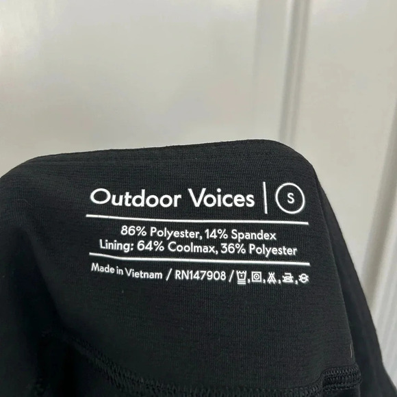 Outdoor Voices Black SuperForm 7/8 Legging Size small - Picture 10 of 13